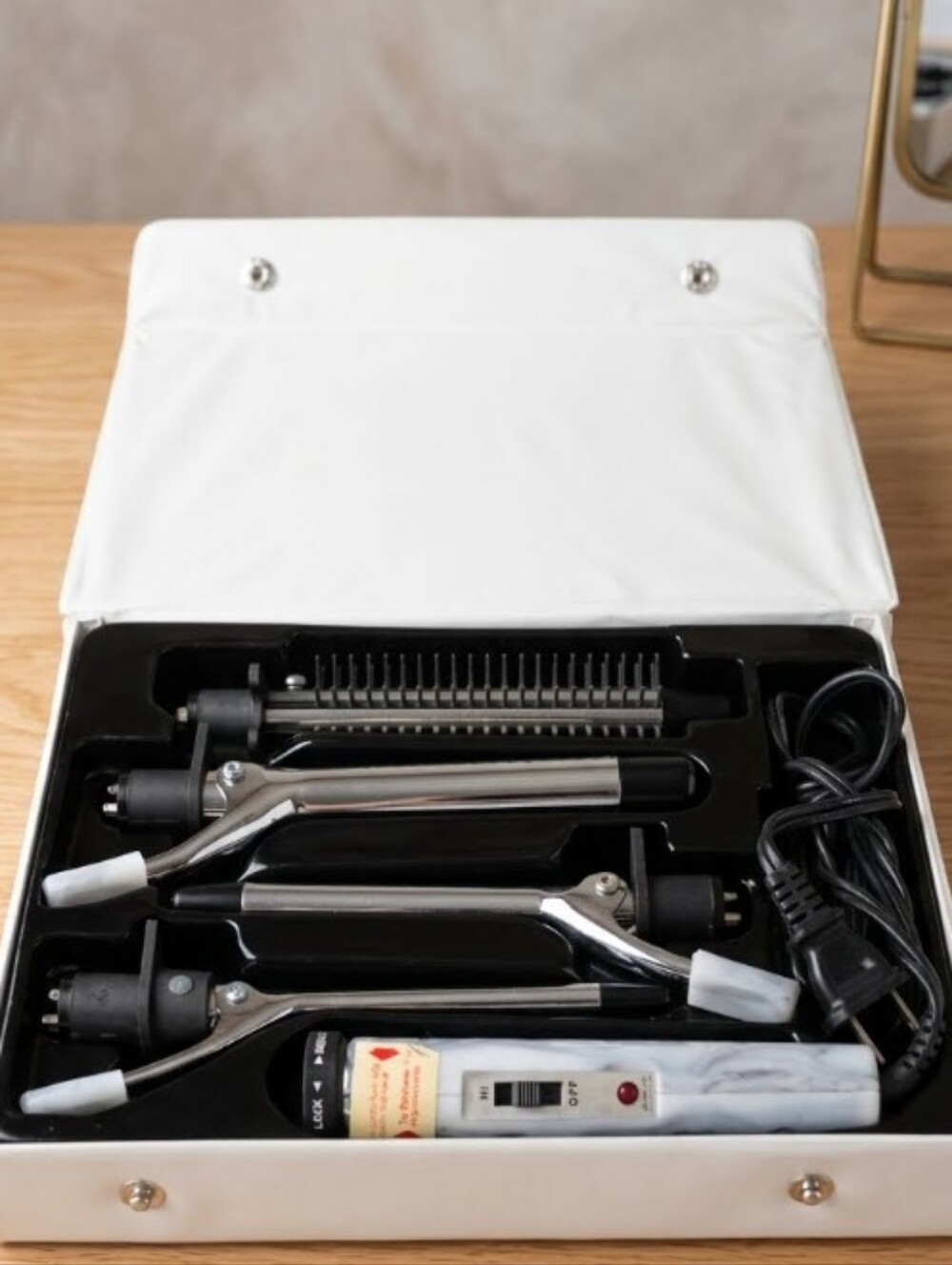 Vintage Windmere Free'n Easy 4 Peice Styling Kit White Case Complete Working